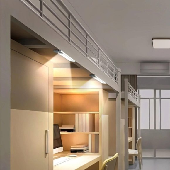 3 Pack Rechargeable 30 LED motion Sensor Light Cool White Color - Picture 4 of 11